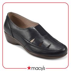 in stock Easy Spirit Shoes, Casual Slip On Shoes, Shoe Inspiration, Easy Spirit, Clogs Shoes, Perfect Shoes, You Happy, Leather Heels, Slip On Shoes