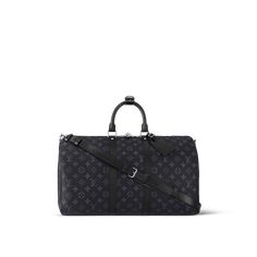 Keepall Bandoulière 45 Monogram Eclipse - Travel | LOUIS VUITTON Louis Vuitton Keepall 45, Pretty Sneakers, Louis Vuitton Luggage, Best Fragrance For Men, Keepall 45, Mens Luggage, Men Bag, Louis Vuitton Keepall