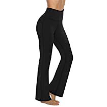 Check this out on Amazon Pants Bootcut, Black Flared Leggings, High Waisted Leggings Workout, Black Flare Pants, Boot Cut Leggings, Buy Leggings, Printed Yoga Leggings, Gym Workout Outfits, Yoga Pants With Pockets