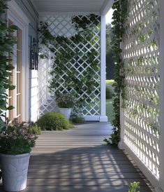 X Railing Porch, Long Porch Ideas, Front Porch Post Ideas, Front Porch Column Ideas, Arched Porch, Porch Post Ideas, Long Front Porch, Porch Lattice, Front Porch Posts