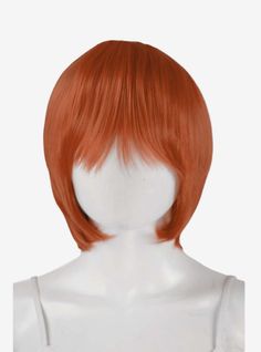 Oc Cosplay, Layered Short, Epic Cosplay, Short Layers, Female Head, Hair Stylies, Copper Red, Wig Making, Short Wigs