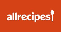 the allrecipes logo on an orange background with spoons and forkes