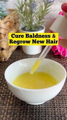 Hair Lossing Tips Natural, Hair Growing Recipes, How To Thicken Your Hair, Ginger For Hair Growth, Ways To Grow Hair, Thicker Hair Naturally, Herbs For Hair Growth, Get Thick, Dandruff Hair