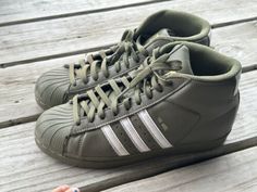 Adidas Original Pro Model Olive Green Size 5.5 Women’s  | eBay Adidas Original, Resale Shops, Adidas Originals, Olive Green, Athletic Shoes, Shoe Accessories, Adidas, Women Accessories, Women Shoes