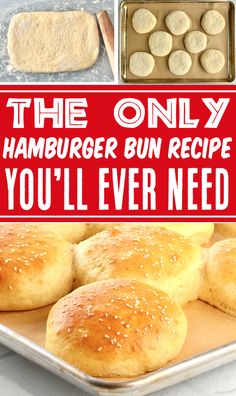 Hamburger Bun Recipe Hamburger Buns Recipe Easy, Hamburger Buns Homemade Bread Machines, Easy Hamburger Buns No Yeast, Flour Based Recipes, Home Made Buns Recipe, 40 Minute Hamburger Buns, Easy Bun Recipes For Beginners, Homemade Buns Hamburger