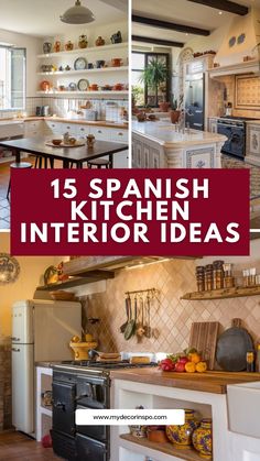 Create a space that welcomes family and friends with Spanish kitchens featuring cozy fireplaces, arched doorways, and rich color palettes. These designs inspire warmth and connection in any home.