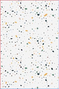 a white background with multicolored confetti sprinkles on it