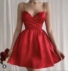 Satin Prom Dress Short, Red Homecoming Dress, Sweetheart Homecoming Dress, Custom Made Prom Dress, Short Graduation Dresses, Cute V, Black Homecoming Dress, Short Prom Dresses, Red Homecoming Dresses