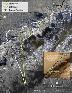 an image of a map that shows the location of murry buttes and its surrounding area