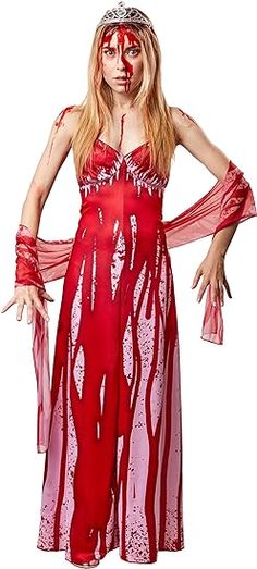 Carrie 1976, Prom Tiaras, Prom Costume, Queens Tiaras, Carrie White, King Costume, School Friends, Scary Costumes, Holiday Costumes