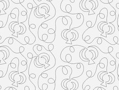 an abstract pattern with black lines on a white background that looks like letters and numbers