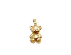 Solid 14K Teddy Bear Gold Charm 14K Real Gold Teddy Bear 14 Karat Real Gold 14k Gold Teddy Bear Women and Men Charmgift Jewelry Dainty - Etsy Teddy Bear Necklace Jewelry, Teddy Bear Jewelry, Jewellery Wishlist, Gold Teddy Bear, Maximalist Jewelry, Bear Necklace, Bear Pendant, Jewelry Dainty, Jewelry Accessories Ideas