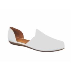 GENTLE SOULS - ETSU - WHITE  Etsu by Gentle Souls    Genuine latex outsole enhanced with non- slip design.     Deerskin lining and sock lining for glove like feeling against the foot.     3mm Poron® memory foam coupled with the genuine latex outsole provide comfort, shock absorbtion, day long wear. #shoespausa Mule Shoe