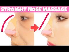 8 minutos!! ¡Consigue una nariz delgada y recta con este masaje! Reducción de nariz ganchuda - YouTube Nose Reduction, Nose Massage, Hooked Nose, Curved Nose, Straight Nose