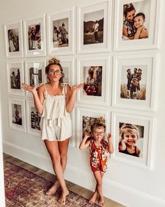 Photo Display Ideas, Floating Frames, Salon Interior Design, Photo Display, Family Wall, Easy Wall, Design Case