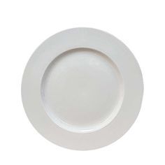 an empty white plate on a white background