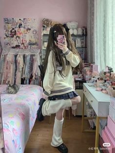 Dark Cutecore, Cutecore Outfit, Loose Socks, Kawaii Outfit, Comfy Outfits, Girl Fashion, Cute Outfits