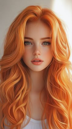 Copper Peach Hair Color Ideas Copper Peach Hair, Peach Hair Color, Peach Hair Colors, Peach Hair, Haircut Men, Red Haired Beauty, Red Hair Woman, Braided Styles, Copper Hair Color