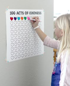 100 Acts of Kindness Free Printable Countdown Poster #100actsofkindness 100 Acts Of Kindness, Countdown Poster, Uppfostra Barn, Education Positive, Future Classroom, School Counseling, Random Acts Of Kindness, Classroom Organization