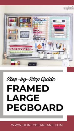 Dive into our step-by-step tutorial to successfully create and install your large framed pegboard. From the raw materials down to the nitty-gritty, leave no stone unturned to achieve the workspace of your dreams. Nitty Gritty, Hand Saw, Home Improvement Store, Peg Board