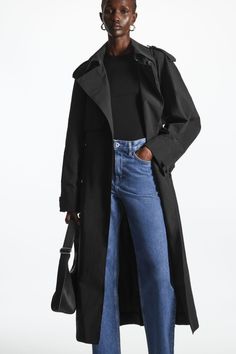 Timeless Knitwear, Lightweight Trench Coat, Black Trench Coat, Trench Coat Outfit, Trench Coat Black, Coat Outfits, Basic Outfits, Coats And Jackets, Women's Coats & Jackets