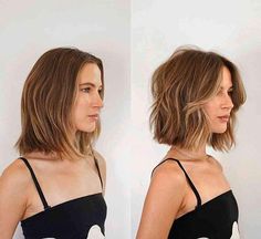 Womens Short Hair With Curtain Bangs, Short Haircut With Face Frame, Wavy Bob Natural, Short Shaggy Brown Hair, Curtain Bangs Bob Hair, Collarbone Bob Haircut, Carved Bob Haircut, Lob 2024, Flicked Bob