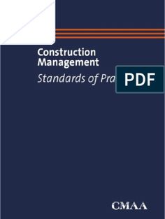 the construction management manual for standards of pra