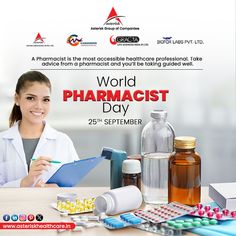 #pharmacist #pharmacy #medicine #pharmacology #pharmacystudent #medical #doctor #pharma #gpat #health #pharmacyschool #pharmacylife #pharmd #pharmacytechnician #pharmacists #healthcare #niper #nurse #doctors #covid #pharmaceuticals #farmacia #pharmacistlife #science #medicalstudent #hospital #mbbs #pharmacymemes #pharmaceutical #pharmacognosy Happy World Pharmacist Day, World Pharmacist Day, Group Of Companies, Morning Greetings, Good Morning Greetings, Morning Greeting