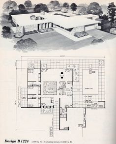 an old house with two floors and plans