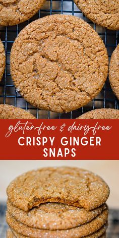 crispy ginger snaps are an easy and delicious treat for the holiday season they're ready to eat