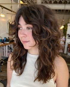 Long Wavy Cut with Layers for Thick Hair Haircut Thick Wavy Hair, Thick Wavy Haircuts, Naturally Wavy Hair Cuts, Hairstyles For Thick Wavy Hair, Trendy Curls, Layered Thick Hair, Curly Haircut, Medium Length Curly Hair, Obsessed With Her