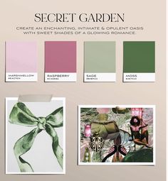 Theme Inspiration, Colour Theme, What Inspires You, Season Colors, Color Themes, Color Trends, Secret Garden, Life Is Good