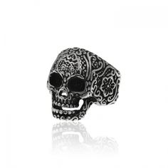 Steel MJ Ring Skull Confidence