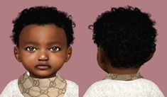 an image of a child's head and neck with hair in the style of a doll