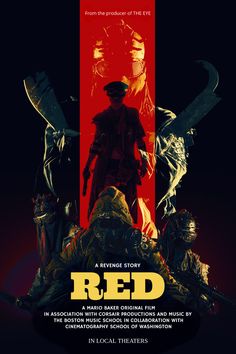 the movie poster for red starring actors