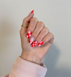 valentines nails are starting and I love it!!❤️ • • • #checkerednails #valentinesnails #valentinesnailart #vdaynails #handpaintednailart… | Instagram Plaid Valentine Nails, Nail Art Designs Colorful, Groovy Valentines Nails, Cool Nails Acrylic, Pink And Red Nail Art, Pink Vday Nails, Pink And Red Nail Designs, Valentine Manicure, Valentine Nails Designs