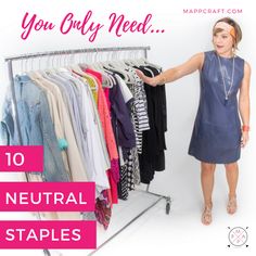 You Only Need 10 Neutral Staples to Create an Endless Wardrobe Neutral Jacket, Functional Wardrobe, Casual Summer Outfits For Women, Minimalist Capsule Wardrobe, Classic Jacket, Outfit Combinations, Business Casual Outfits, Printed Skirts, Daily Outfits