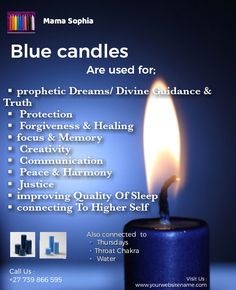 Blue Candle Meaning, Dark Blue Candles, Light Blue Candles, Money Candle Spell