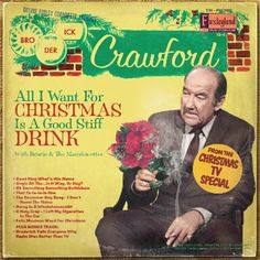 an old album cover with a man holding flowers