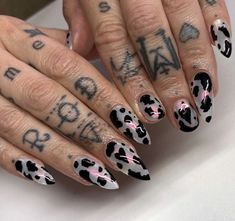 Western Nails, Cow Nails, Goth Nails, Grunge Nails, Dream Nails, Fire Nails, Funky Nails, Dope Nails, Long Acrylic Nails