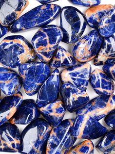 Just updated: Tumbled Stones Shop here: https://www.exquisitecrystals.com/tumbled-stones Goblincore Aesthetic, Wishing Stones, Blue Sodalite, Rock And Pebbles, Crystal Healing Stones, Energy Stones