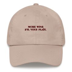 🧢 Elegant Dad hat style 🧵 Fine embroidery 📏 Adjustable buckle strap that fits all sizes ✅  100% cotton ♻️ Embroidered to order to avoid left-over stocks  📦 Ethically produced in sweatshop-free factories 🚀 Shipped in packaging made of recycled plastic from your nearest fulfilment center (USA or EU) to reduce our shipment carbon footprint* *Please note that the green color (spruce) only ships from the US which can lead to longer shipping time and possible customs fees for orders outside the US. Georgia Rule, Weird Hats, Random Stuff To Buy, Grunge Street Style, Weird Clothes, Hiking Attire, Dungeons And Dragons Gifts, Huntington Park, Gifts For Myself