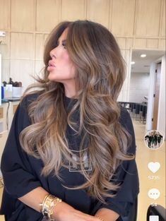 Caramel Blonde Hair, Caramel Balayage, Hair Color Light Brown, Hairstyles For Layered Hair