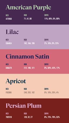 Colors:
472950
C0A4C4
D46A79
F6CBB6
78201B Unconventional Color Palette, Interesting Colour Palettes, Color Palate Canva, Pantone Aesthetic Color Palettes, Cute Color Palettes, Unusual Color Combinations, 4 Color Palette, Pallete Color, Palettes Color