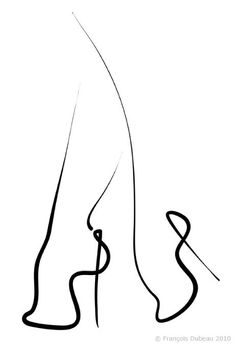 a black and white drawing of a woman's legs with lines on the bottom