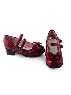 Buy Wine red mirror princess Lolita lovely bow heels on Lolitain.com. Choose your perfect classic lolita dress, gothic lolita dress, and more. Regular discounts up to 50% off. Classic Lolita, Red Mirror, Purple Bows, Bow Heels, Buy Wine, Swag Shoes, J Fashion, Pretty Shoes, Lolita Dress