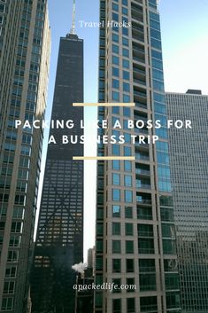 skyscrapers with text that reads travel hacks how to get under the ask if your destination