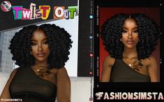 [EARLY ACCESS]- Twistout V1 | Patreon Sims 4 Hair Folder, Black Sims 4 Cc Hair, Pose Pack Sims 4, Sims 4 Black Cc Clothing, Sims 4 Cc Houses Download, Sims Presets, Sims 4 Alpha Cc, Sims 4 Blender, Afro Hair Sims 4 Cc