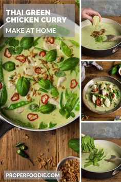 thai green curry make at home