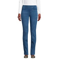 Arrive in style when you rock these women's mid-rise jeans from Lands' End. Being stylish has never looked so good!Finding the perfect fit and size for women's clothing requires basic measurements of your chest, waist, hips and inseam. Use this guide to learn more about sizing and everything Kohl's has to offer in women's fashion.Click on this WOMEN'S GUIDE to find the perfect fit and more! FEATURES No closure - pull-on styling Traditional 5-pocket design UnlinedFIT & SIZING Midrise sits on the Pull On Jeans For Women, High Rise Non-stretch Pull-on Jeans, Comfort Stretch Pull-on Straight Leg Jeans, Cheap Comfort Stretch Pull-on Jeans, Denim Blue Straight Leg Pull-on Jeans, Stretch Denim Blue Pull-on Jeans, Pull On Jeans, Jeans For Women, Plus Size Shorts